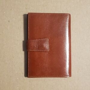 Vintage 80s Authentic French Leather Wallet Brand New Never Used